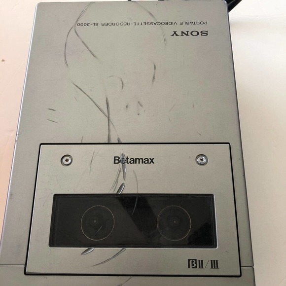 Vintage Sony Portable Betamax Videocassette-Recorder SL-2000 TT-2000 Timer Tuner - Picture 4 of 8